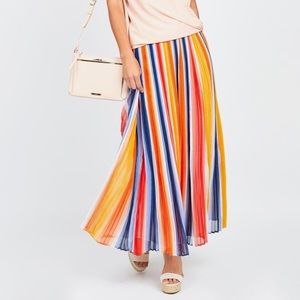 Rainbow skirt, pleaded